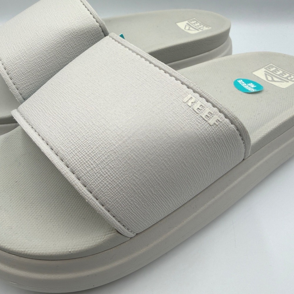 Reef Cushion Bondi Bay Sandals Womens 11 Fog Grey NWT Platform Slide CJ5591 - Picture 4 of 14